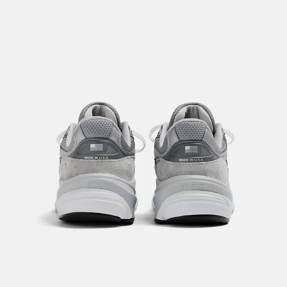 New Balance® (Men's 13 D) 990v6 Made In USA Running Shoes in Grey - $200